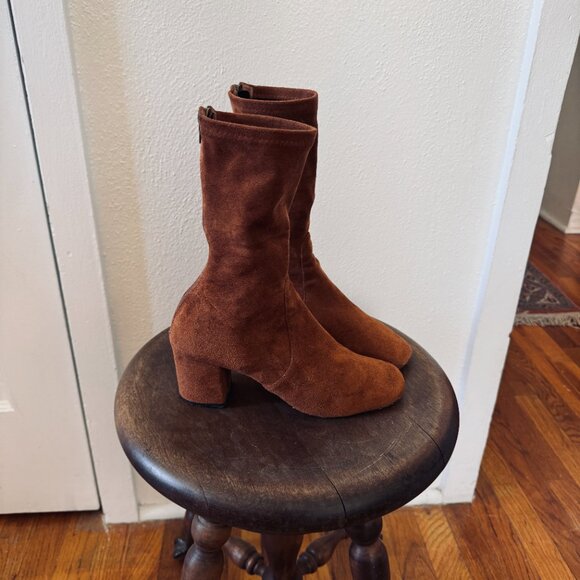 Silent D North Shore Heeled Boot in Whiskey Sz 7 - Picture 6 of 6